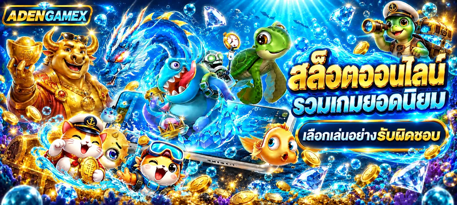 สล็อตออนไลน์ ADENGAMEX พร้อมตัวละครเกมและคู่มือรับผิดชอบ